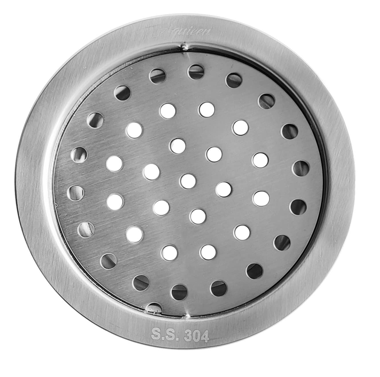 Aquieen 5 x 5 Bathroom Floor Water Drain Grating (Floor Jali) (5" Round Plain)